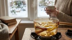 Boiling Lemon Peel Cinnamon and Ginger Explained Why This Winter Ritual Persists