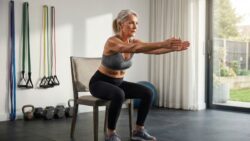 4-minute seated workout after 60 highlights elite endurance when you complete every rep cleanly