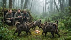 A rarely seen animal behavior has been documented, leaving experts puzzled