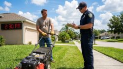 Bad news for homeowners as a new rule taking effect on February 15 bans lawn mowing between noon and 4 p.m., with fines now at stake