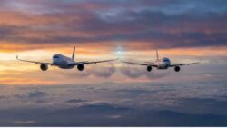 Airbus achieves a historic aviation first by guiding two commercial jets to the exact same point in the sky without any collision