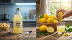 Does bottled lemon juice offer the same benefits as fresh lemon?