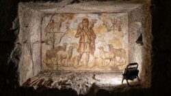 The Good Shepherd reappears in Turkey in a paleochristian fresco hidden for 17 centuries