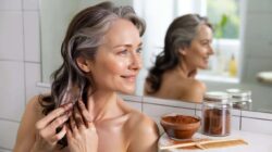 Goodbye hair dye for grey hair: what you need to add to your conditioner is pure magic