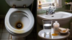 Just half a glass is enough: smart tricks to make old toilet bowls and sanitary ware look like new again
