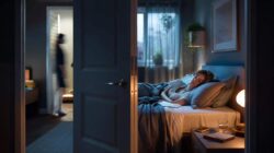 Keeping your bedroom door open at night might improve airflow enough to lower carbon dioxide levels and deepen your sleep but many experts say it also invites more noise light and security risks