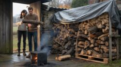 “No one explained how to do it”: their firewood stored for months was actually unusable