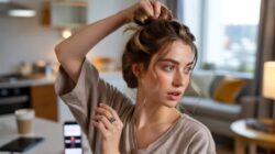 The trick you need to know to create a chic bun in under a minute