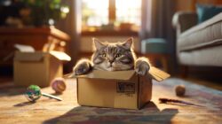 Why a small box is so useful for a cat