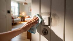 Why cleaning light switches and door handles changes the feel of a home